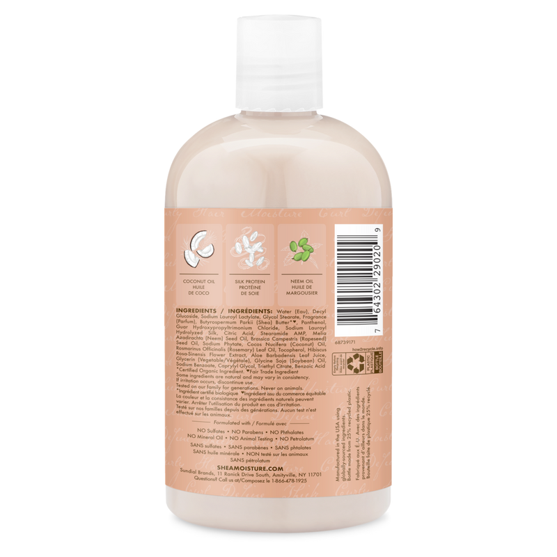 Shampooing SheaMoisture Curl & Shine Coco & Hibiscus