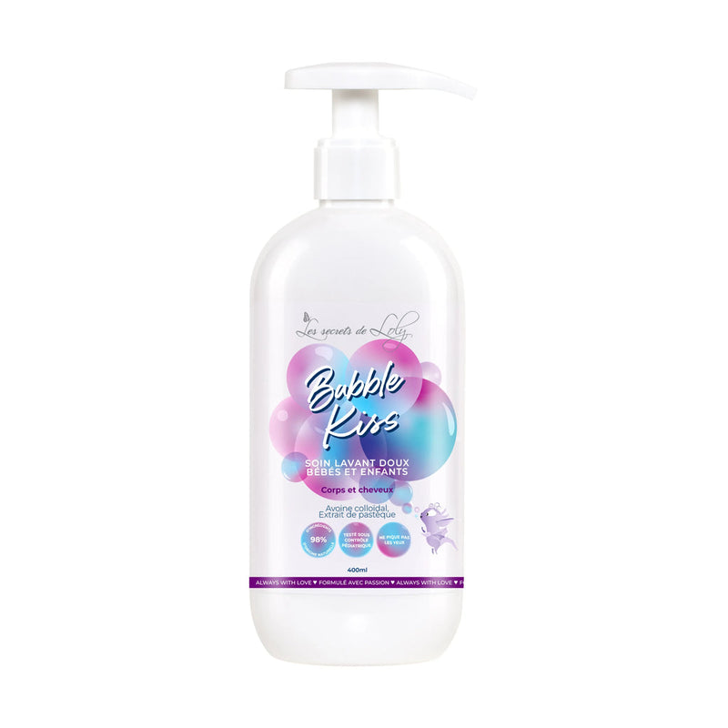 Bubble Kiss Soin lavant doux bébés et enfants - Corps et cheveux - 400ml
