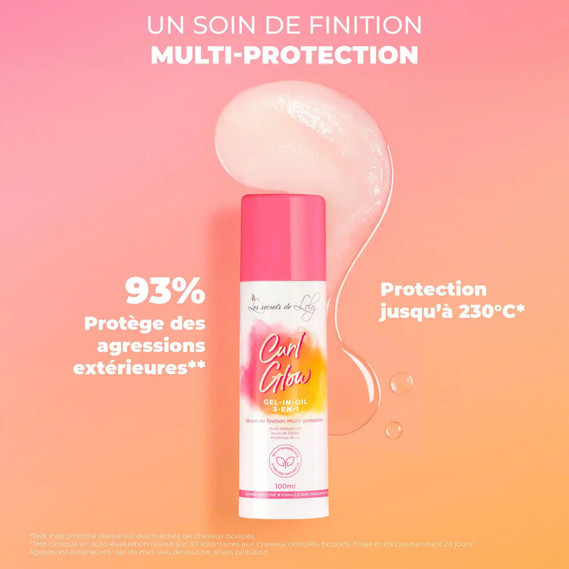 Curl Glow Sérum de finition multi-protection – 100ml