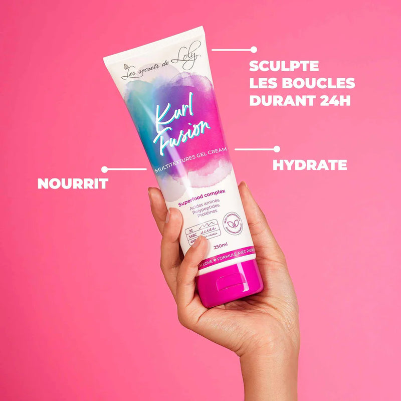 Kurl Fusion Gel crème coiffant nourrissant et hydratant - 250ml