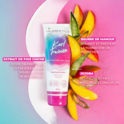 Kurl Fusion Gel crème coiffant nourrissant et hydratant - 250ml