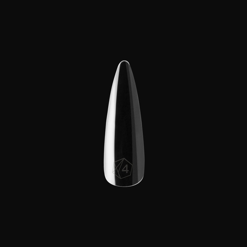 Gel-X® Forme Stiletto Naturelle Taille L – Boîte Pro de 600 Capsules