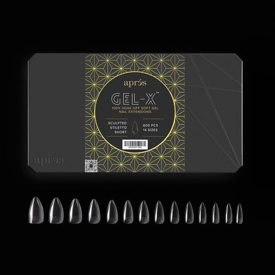 Gel-X® Forme Stiletto Sculptée Taille S – Boîte Pro de 600 Capsules